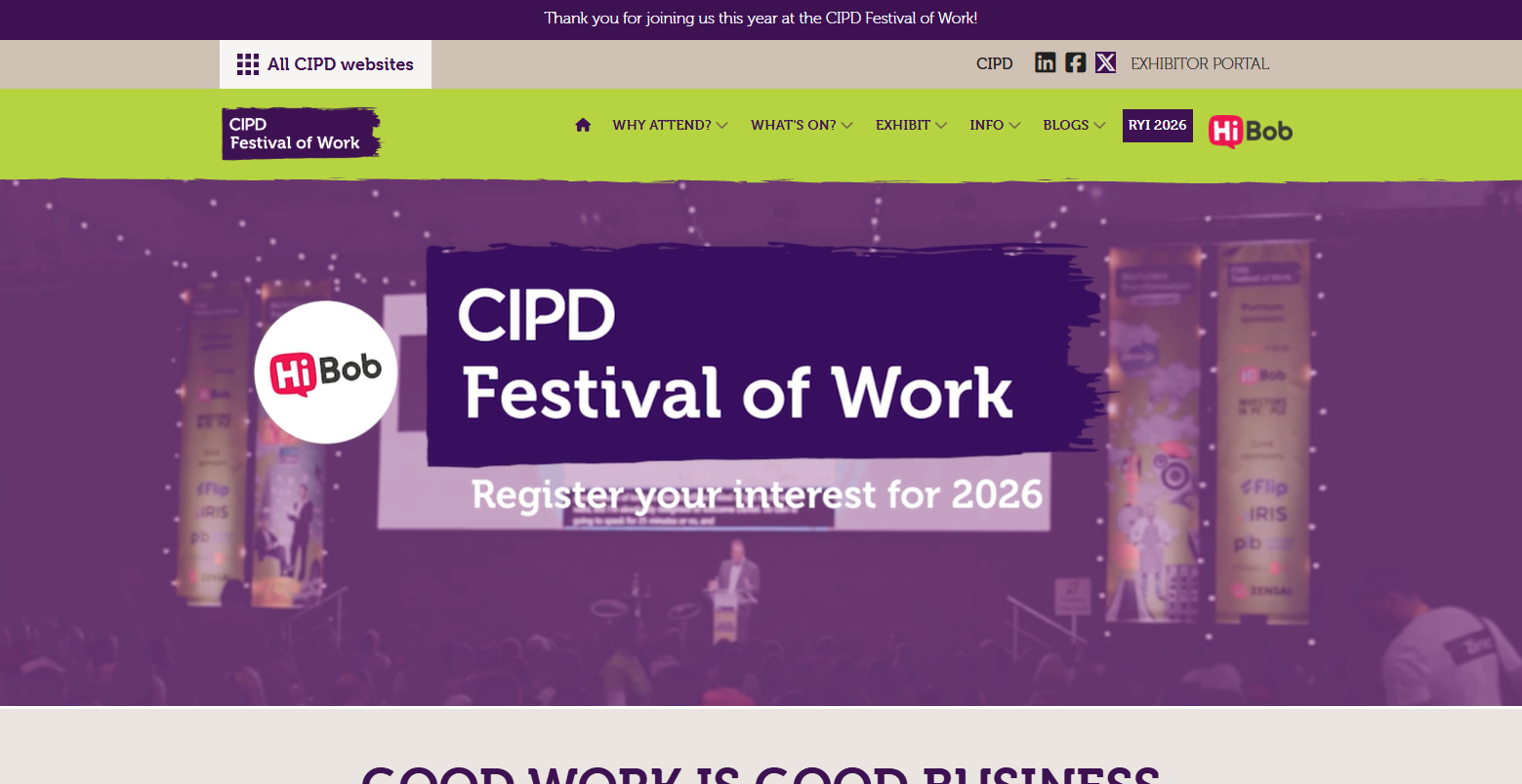 CIPD Festival of Work