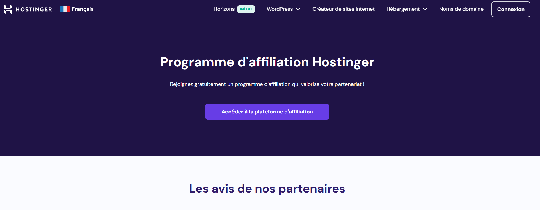 hostinger affiliation