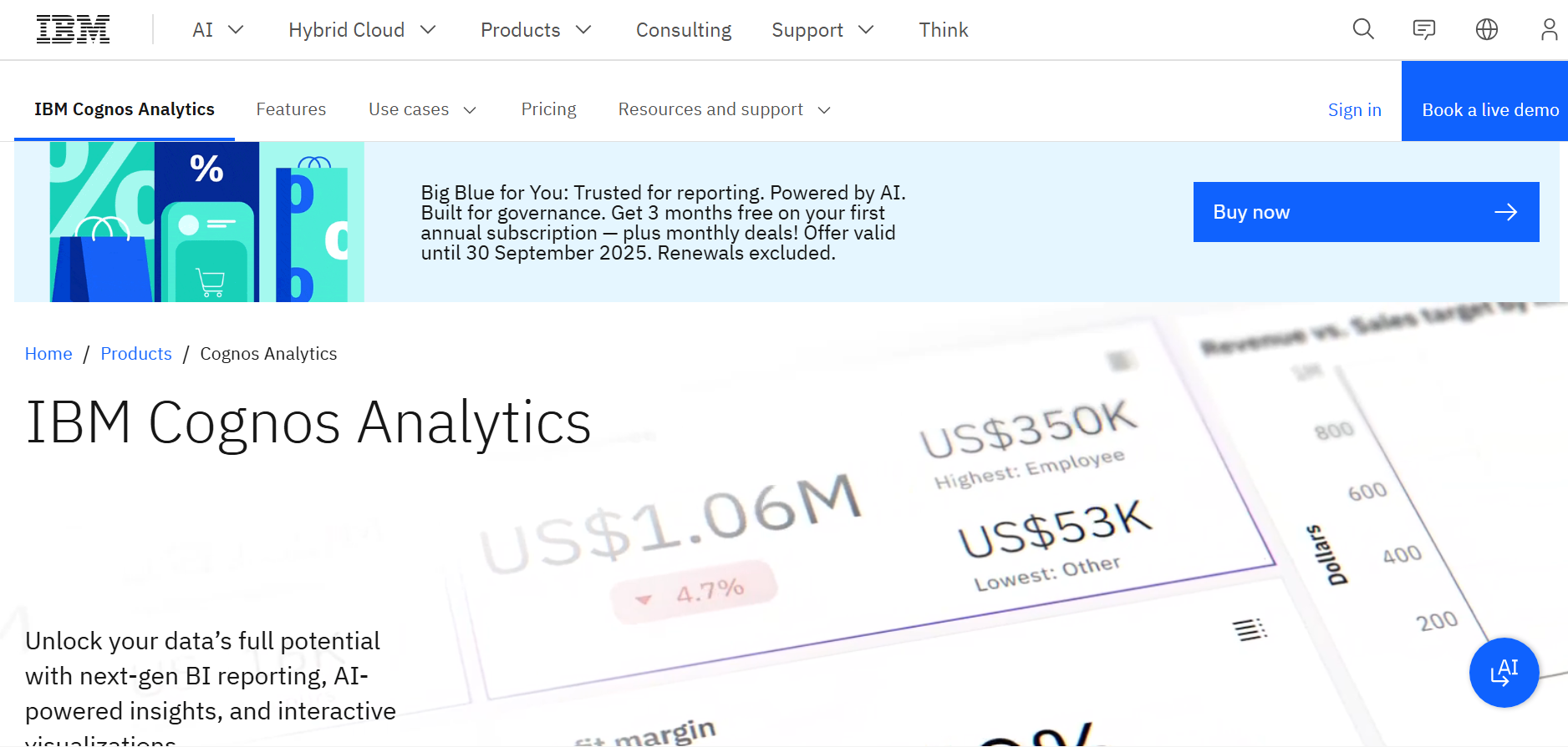 IBM cognos analytics