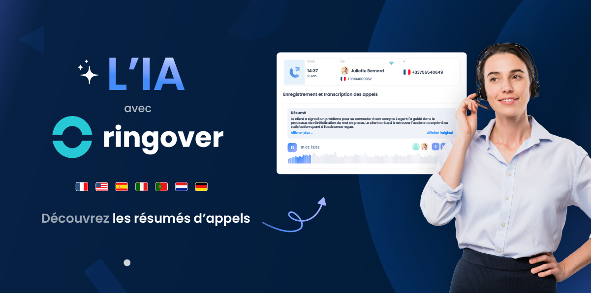 Ringover dévoile sa fonctionnalité de Résumés d'Appels