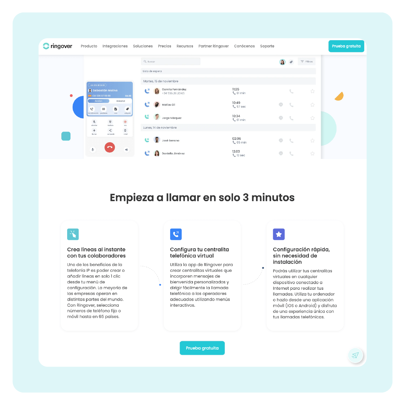 Servicio de telefonía IP fiable