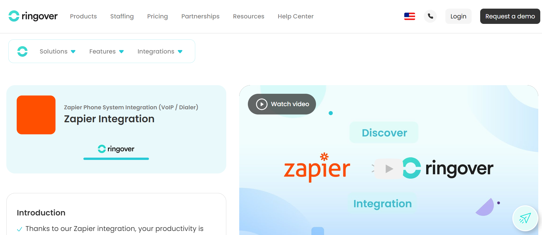 Ringover-Zapier