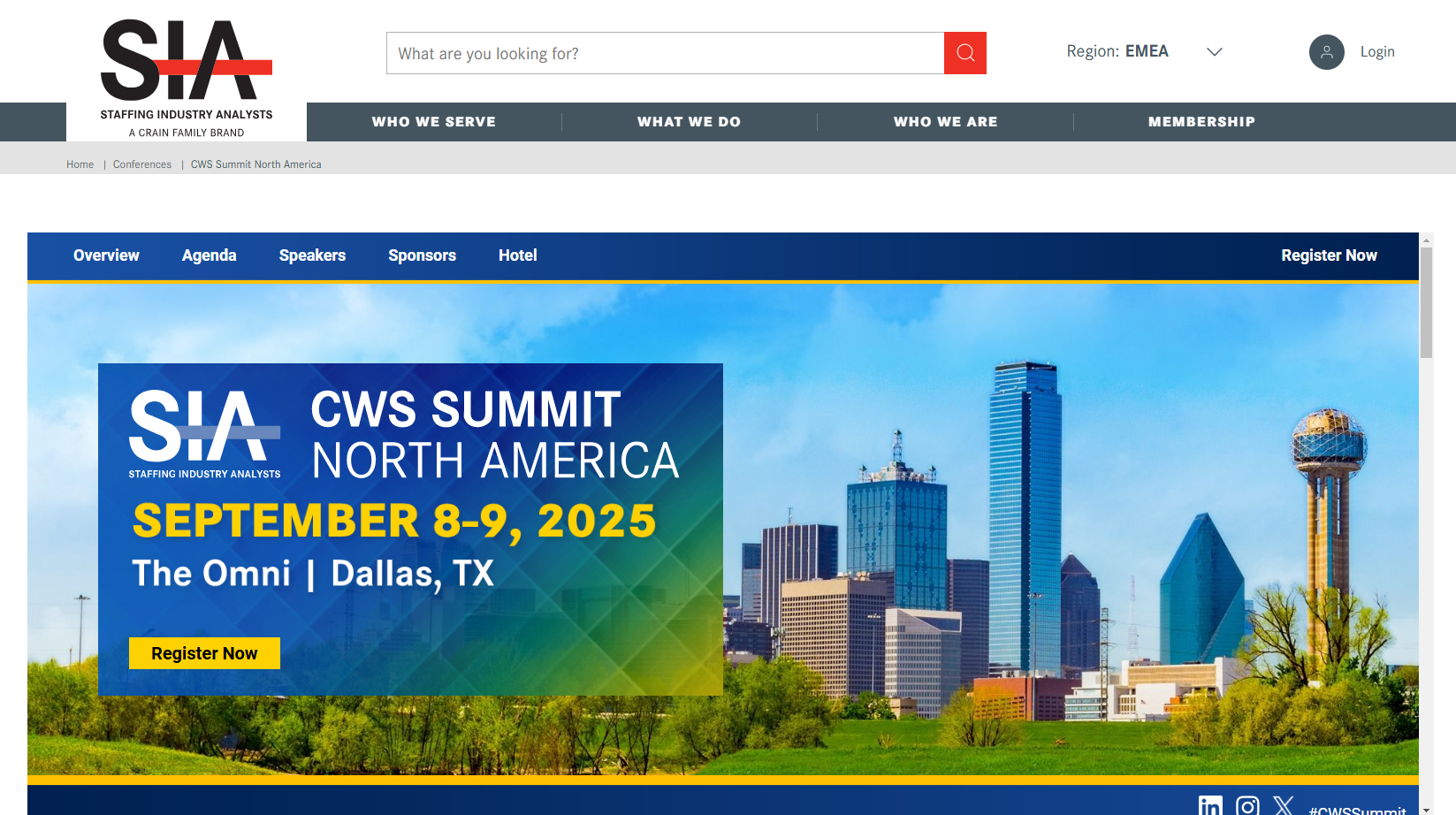 SIA CWS Summit North America 2025