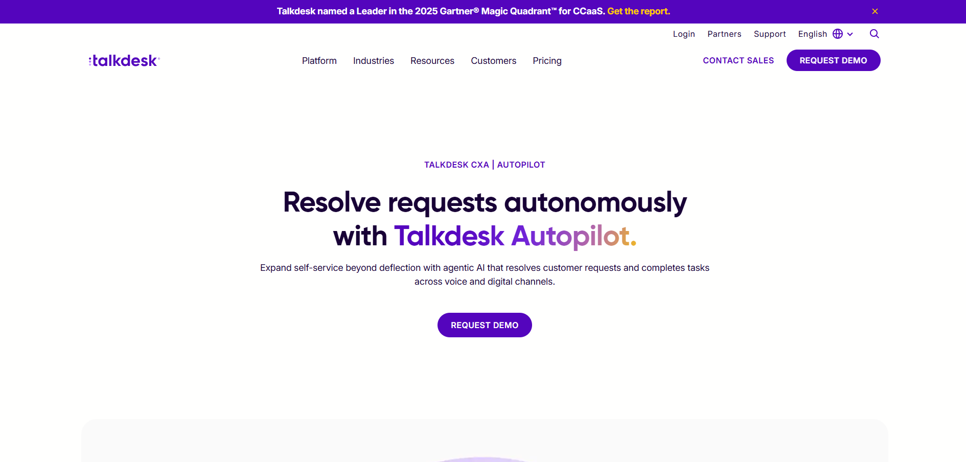 Talkdesk voicebot