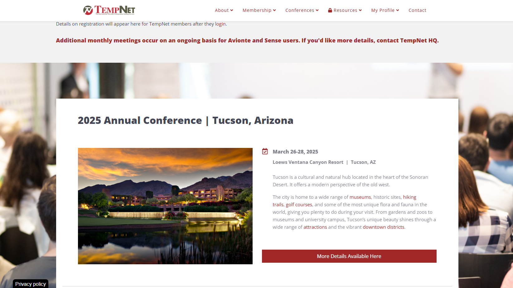 TempNet 2025 Annual Conference