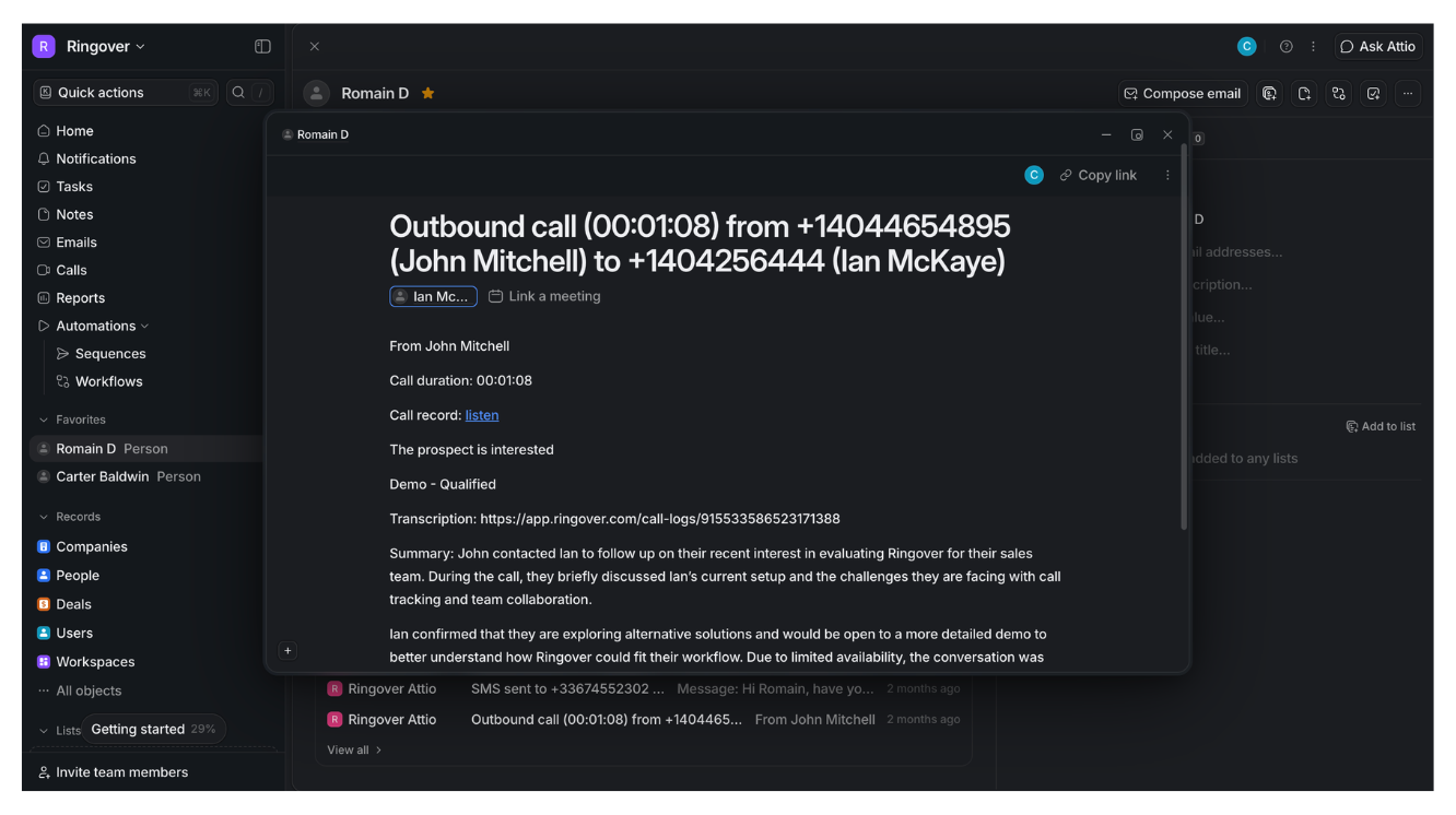 Exploitez l’IA conversationnelle Ringover