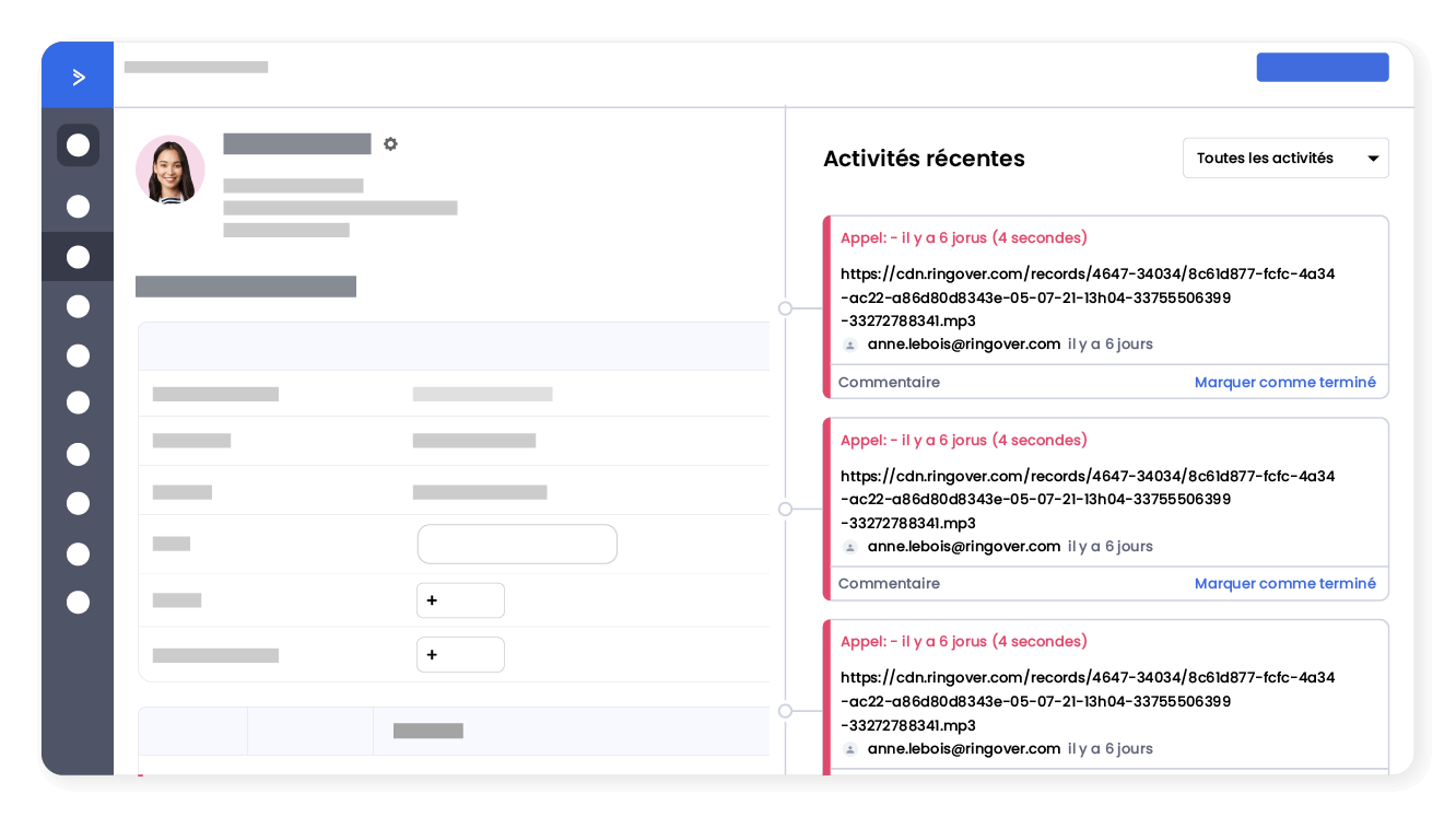 Suivi facile de vos prospects
