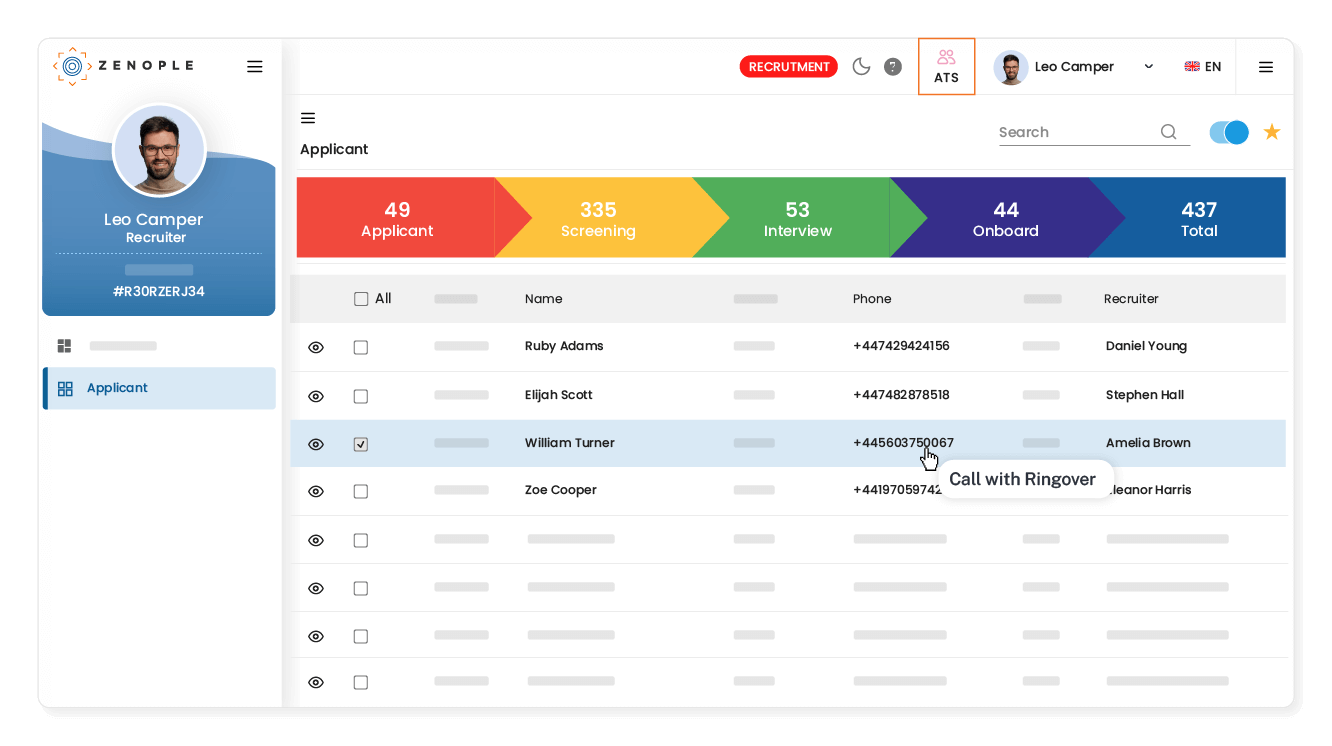 One-click calling from Aqore