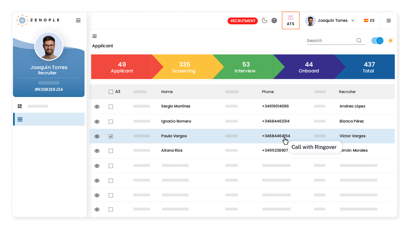 Llamadas en un clic desde Aqore