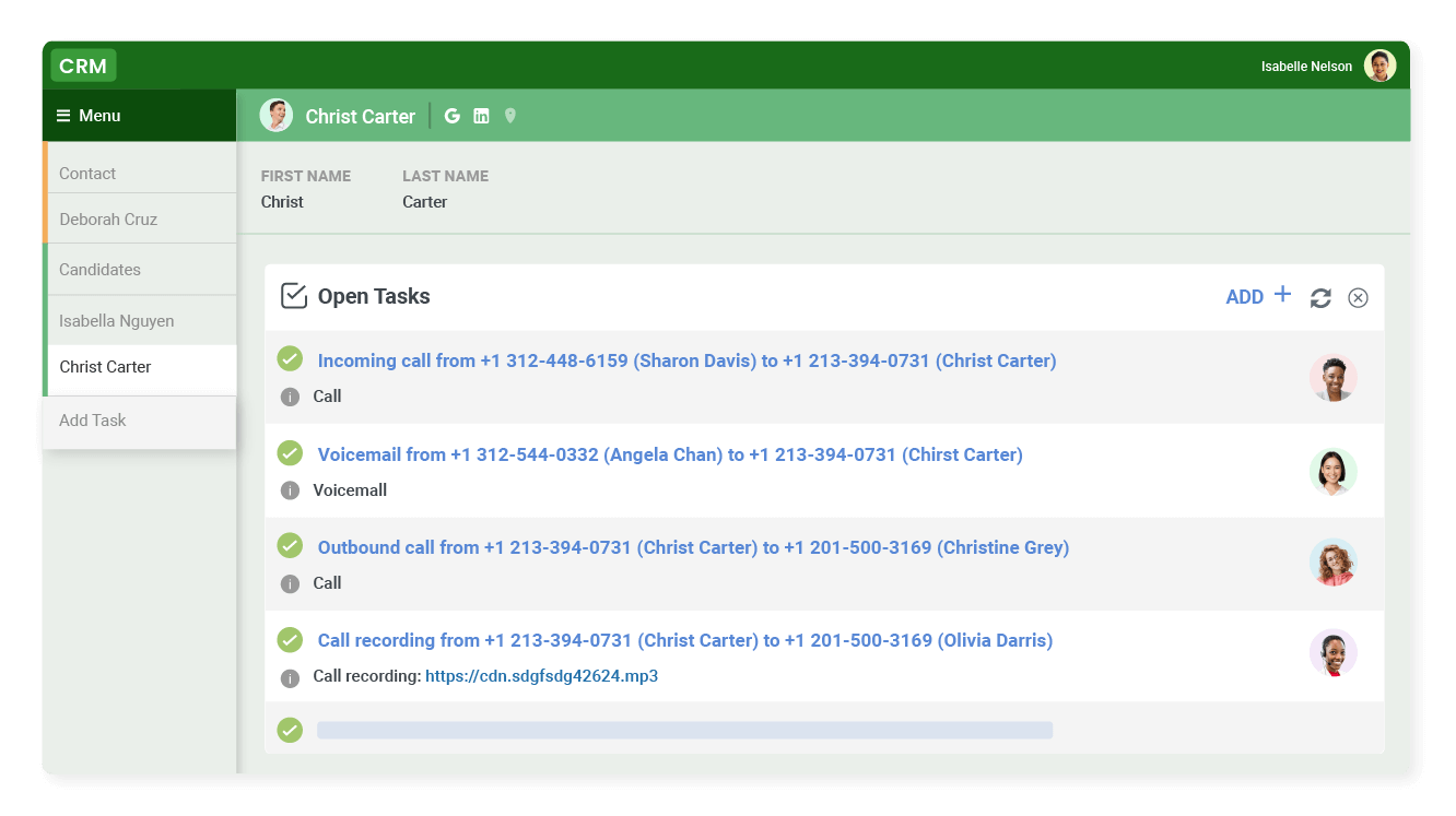 Your conversation history, all in one place!
