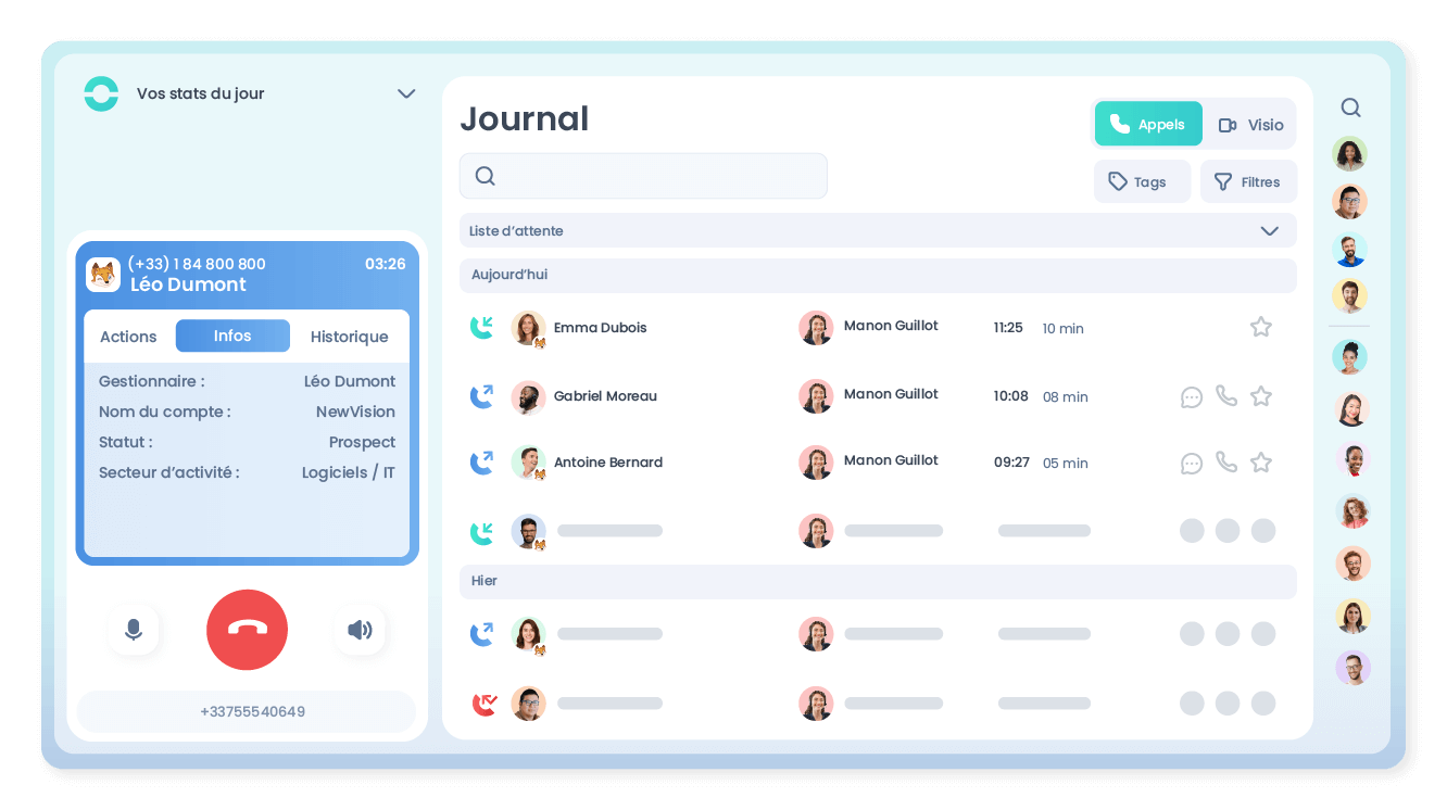 Retrouvez l’historique de vos conversations dans BoondManager