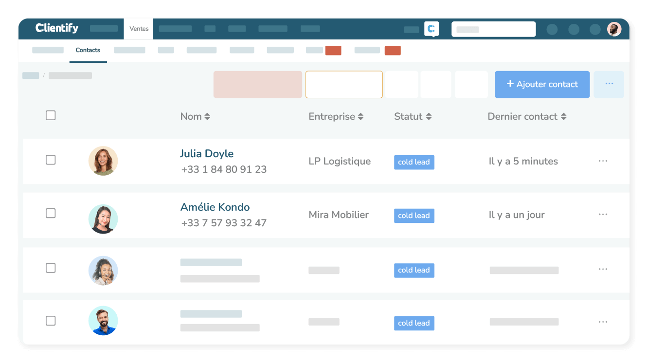 Synchronisez tous vos contacts