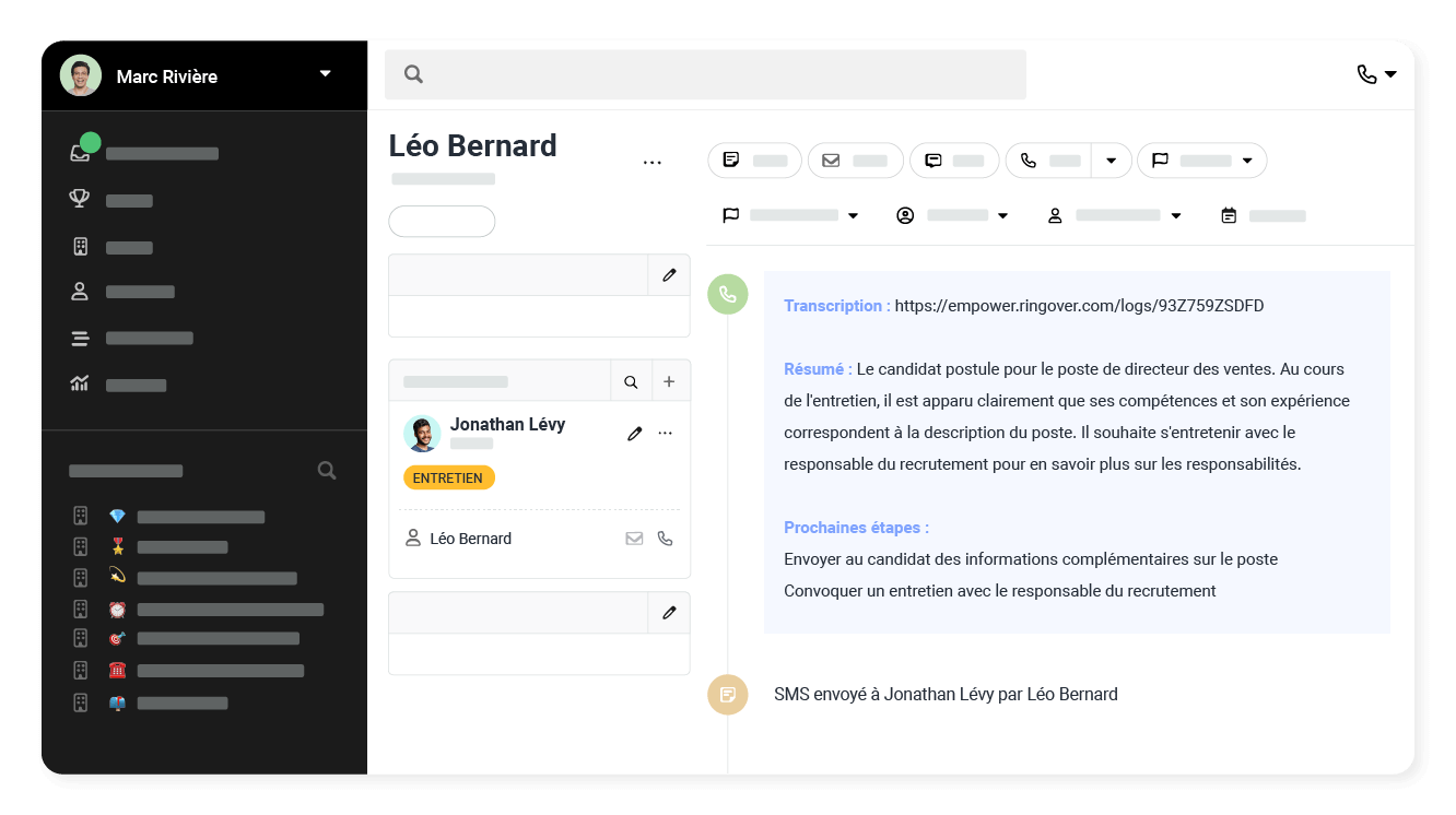 Éliminez les tâches manuelles de vos recruteurs