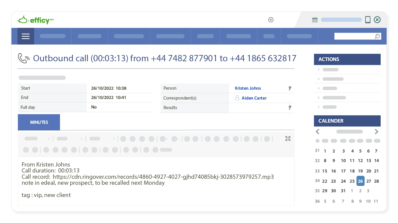 Save time with entering information