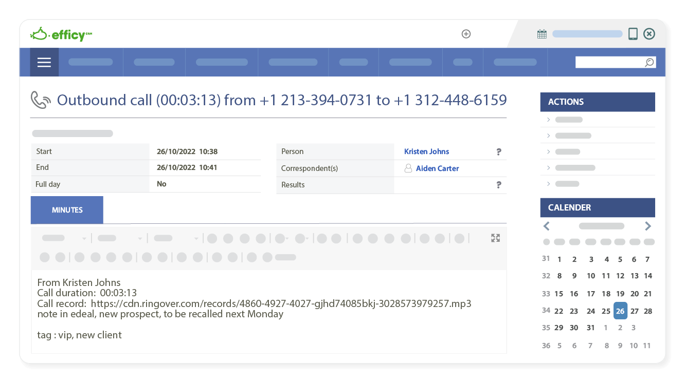 Save time with entering information