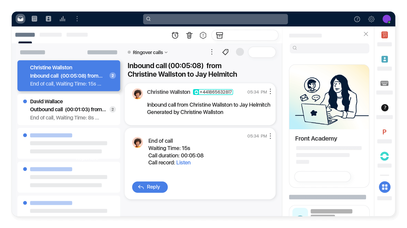 Your conversation history all in one place!