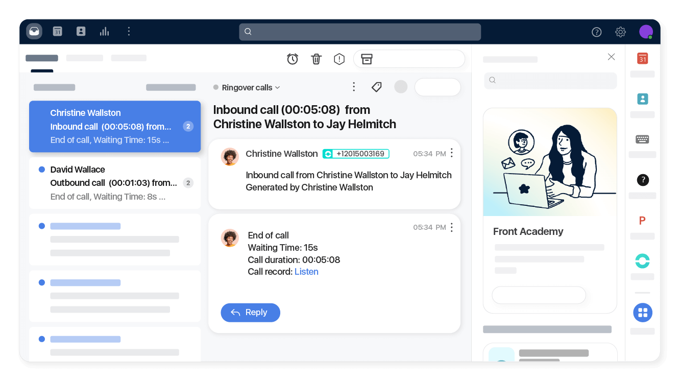 Your conversation history all in one place!