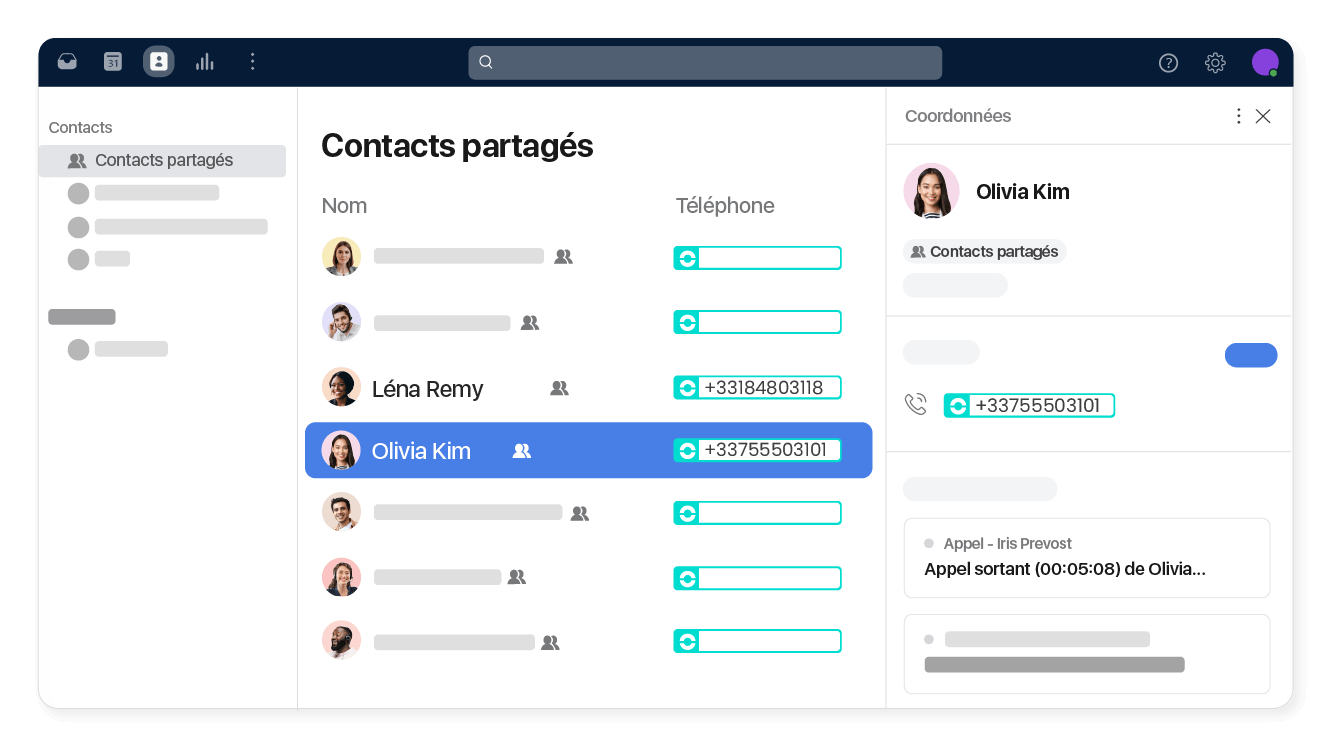 Synchronisez vos répertoires de contacts