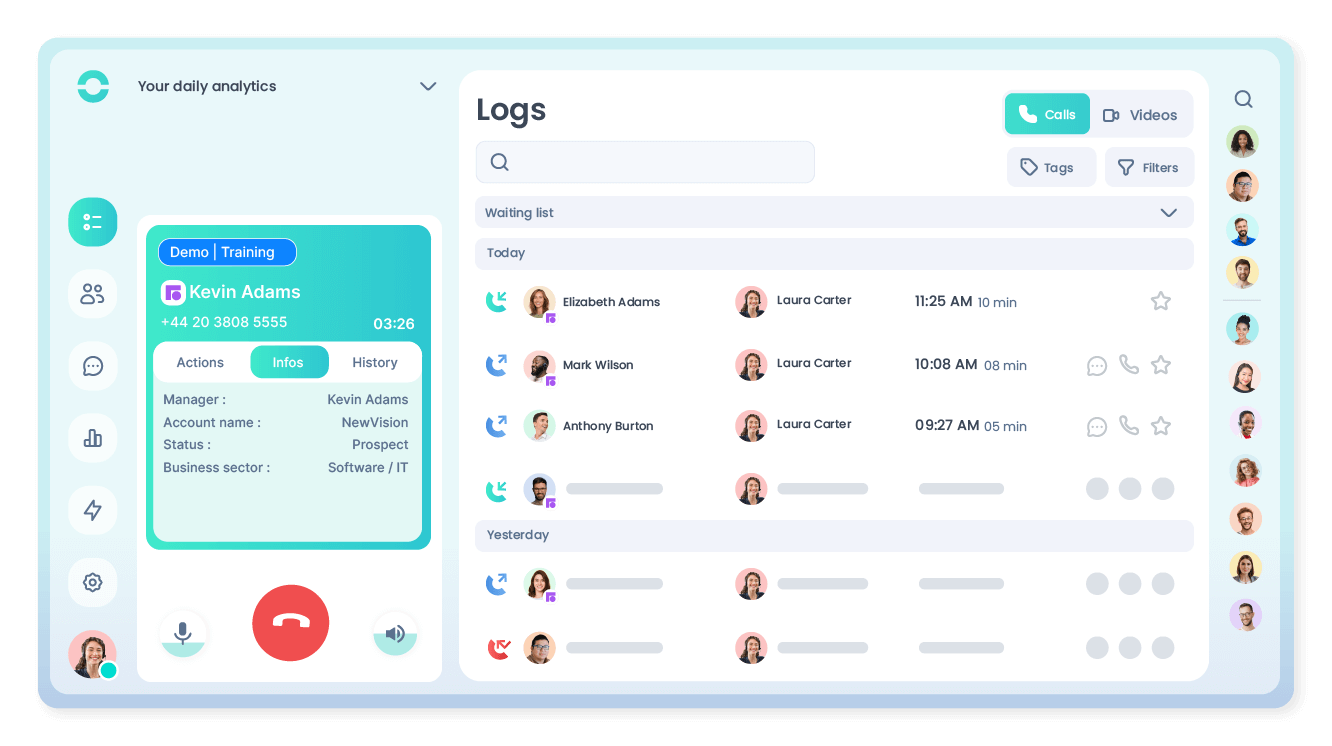 Handle all calls faster