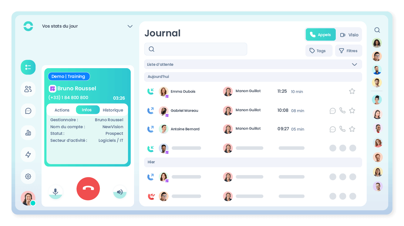 Traitez vos appels plus rapidement