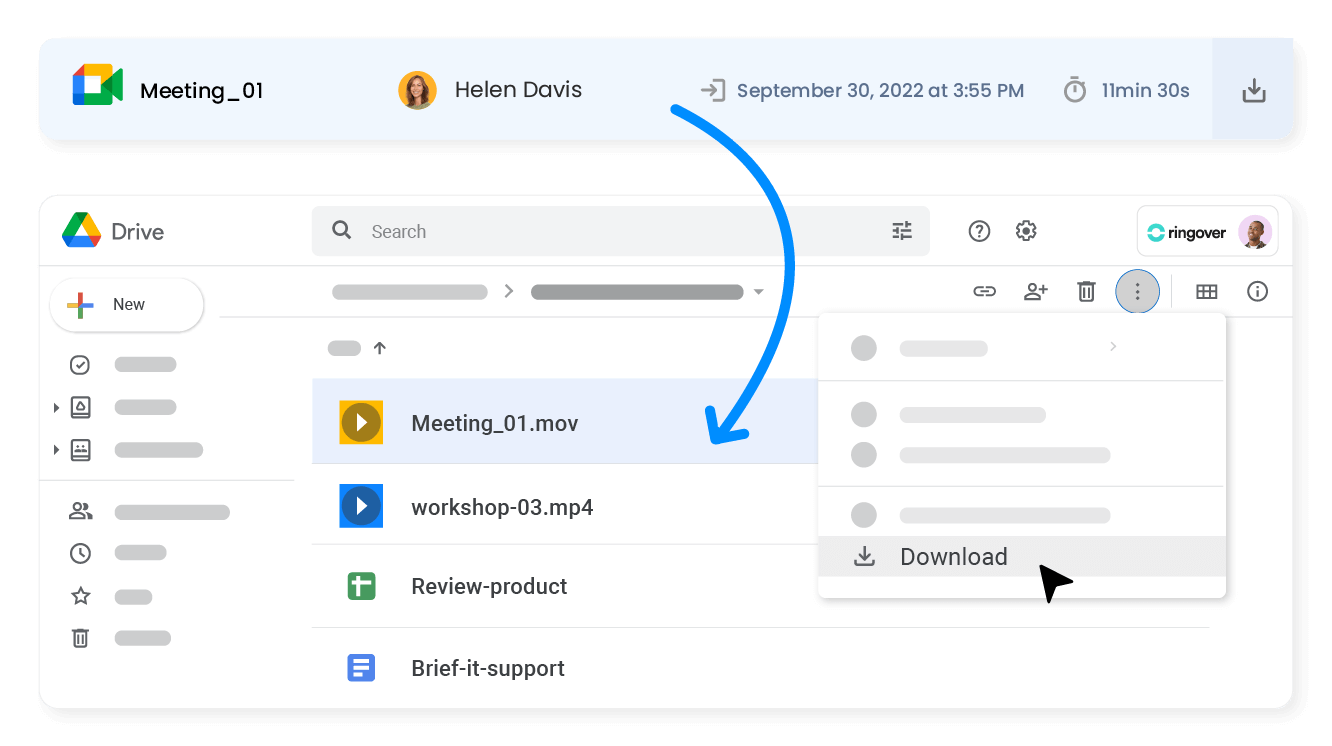 Keep a trace of your calls with recordings !