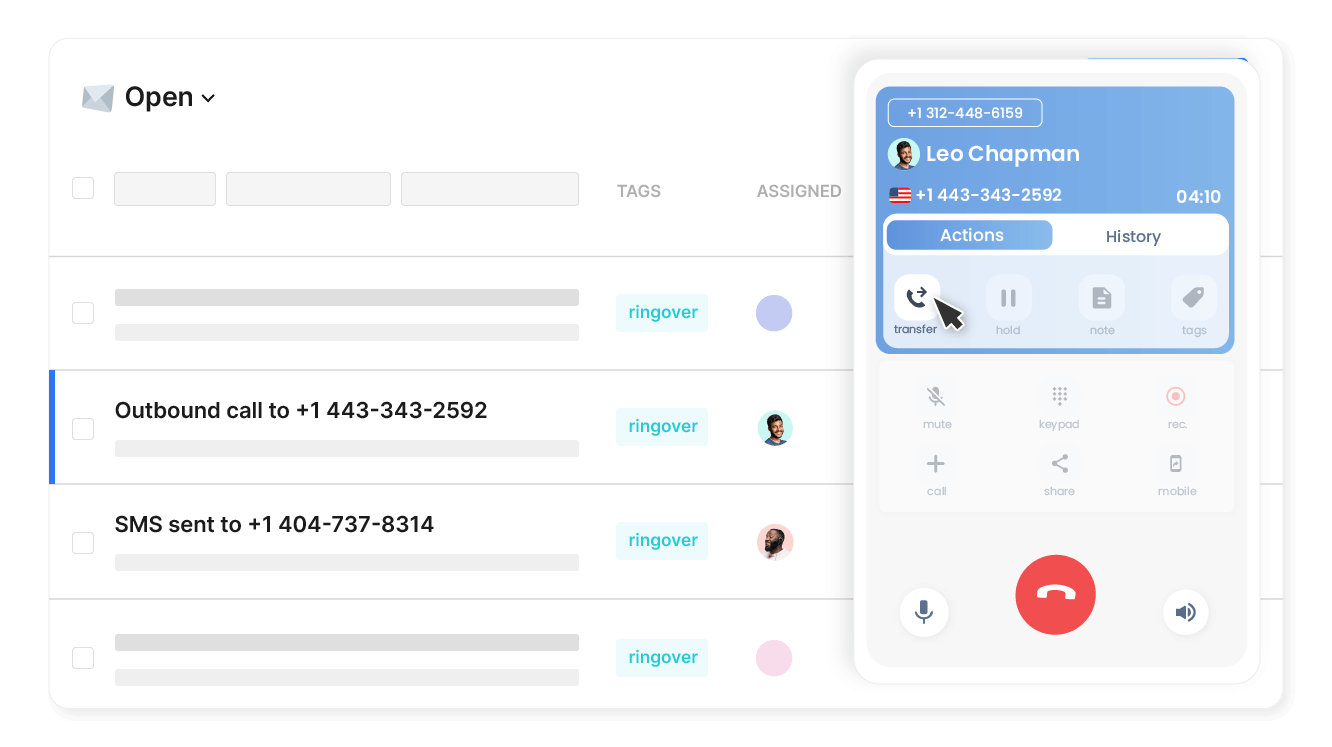 Improve the management of call transfers
