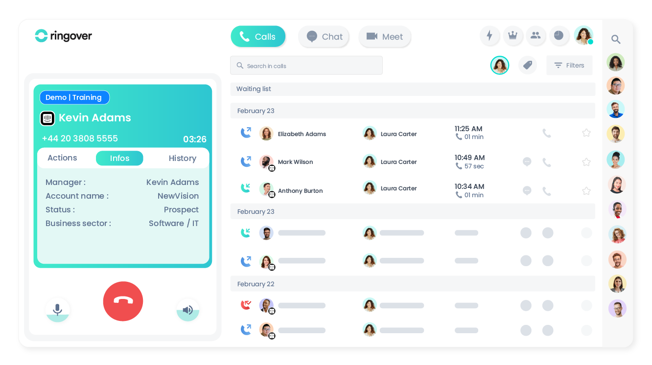 Handle all calls faster