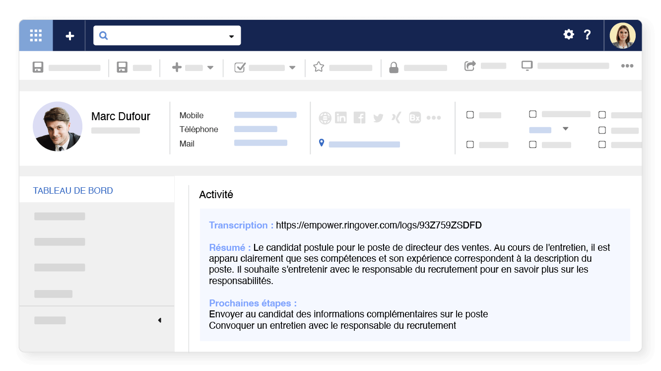 Éliminez les tâches manuelles de vos recruteurs