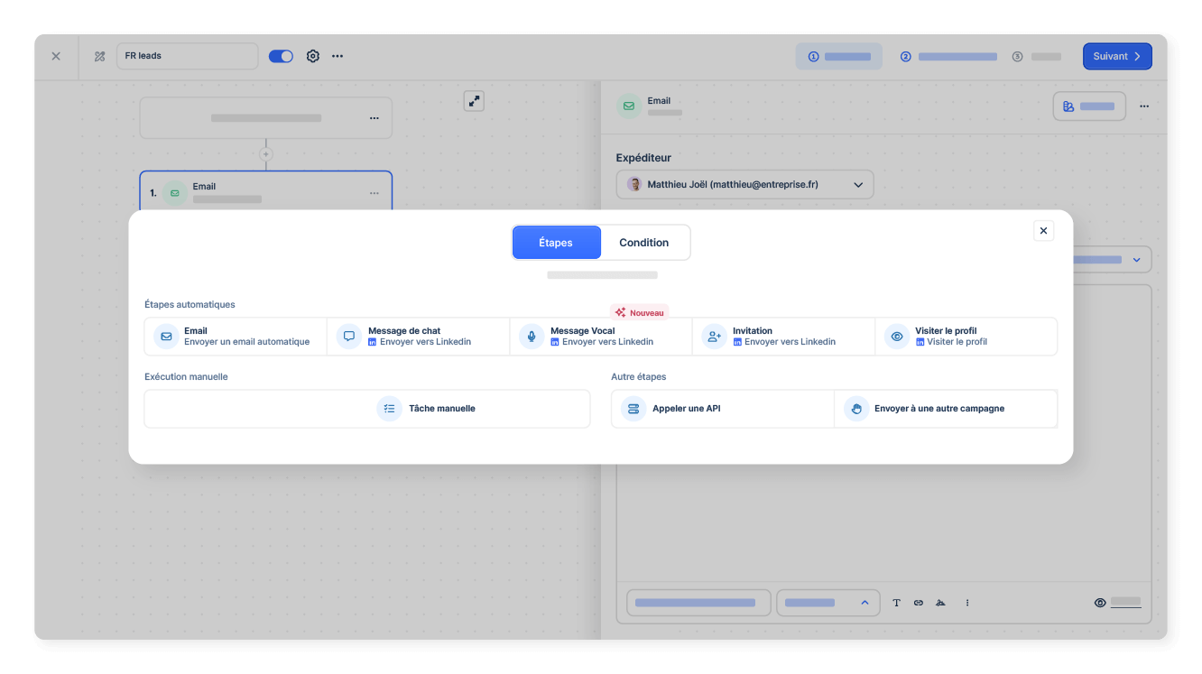 Contactez vos prospects au bon moment grâce aux relances automatiques