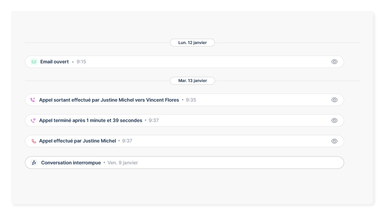 Appelez vos prospects en un seul clic