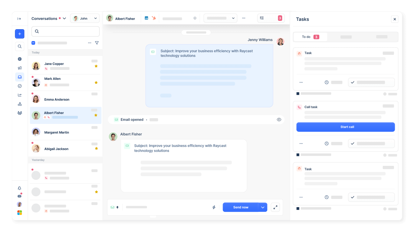 Make informed decisions with real-time lead’s data sync