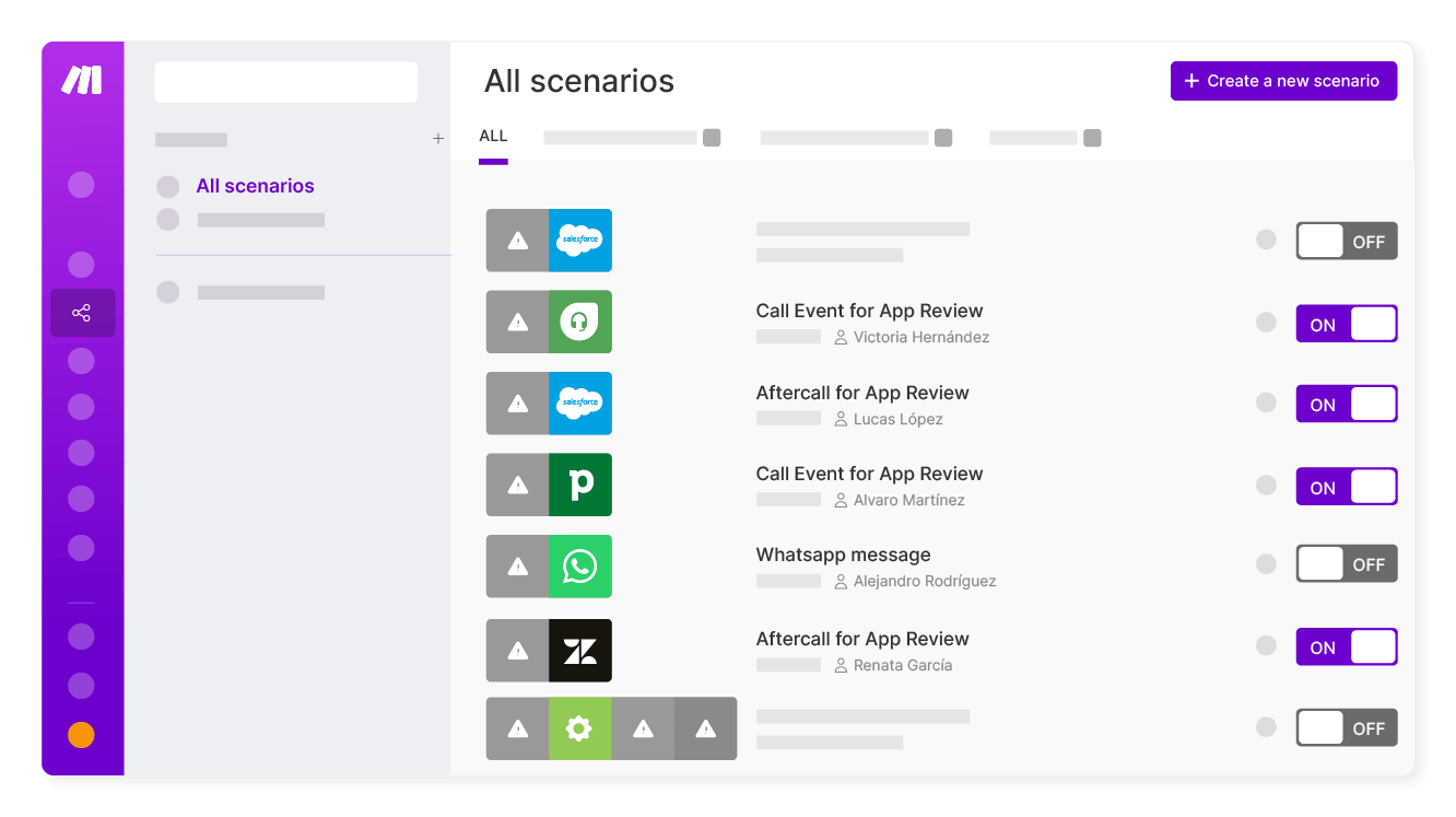 Crea tus propios flujos de trabajo en unos pocos clics