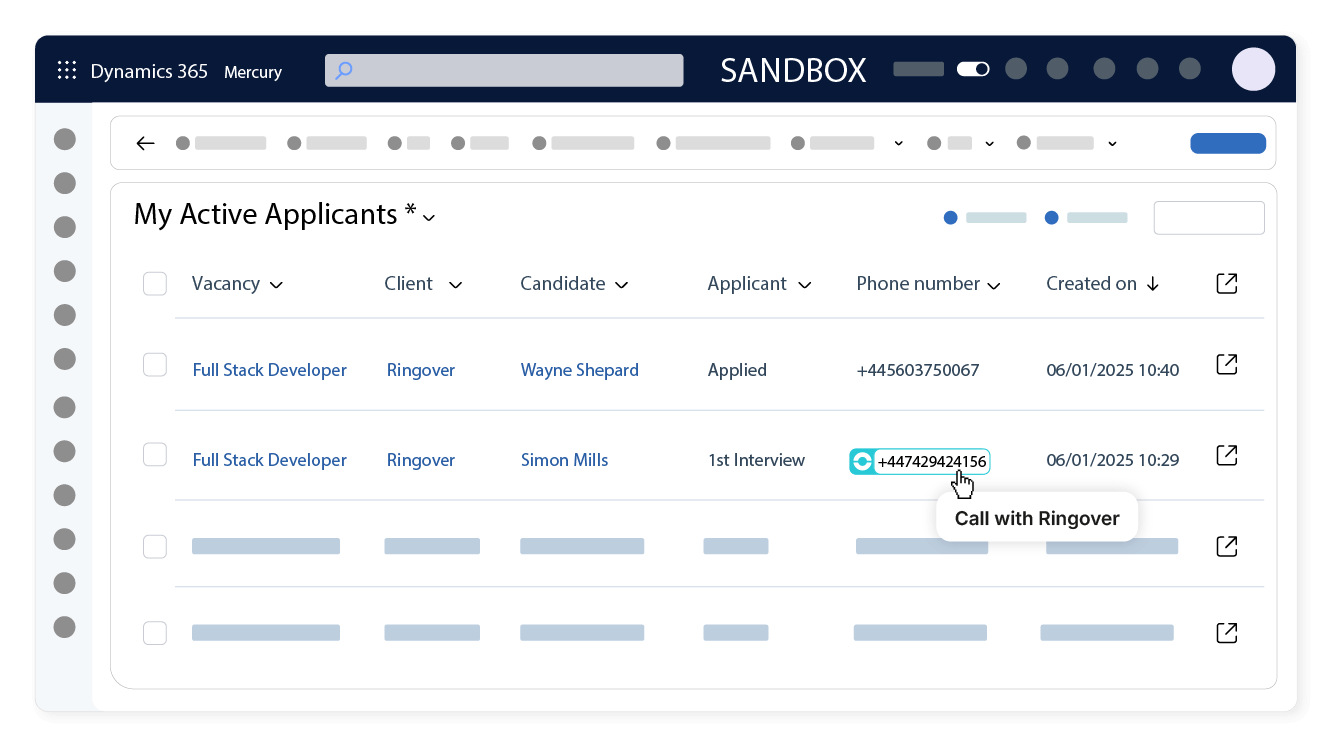 Effortless calling from Mercury