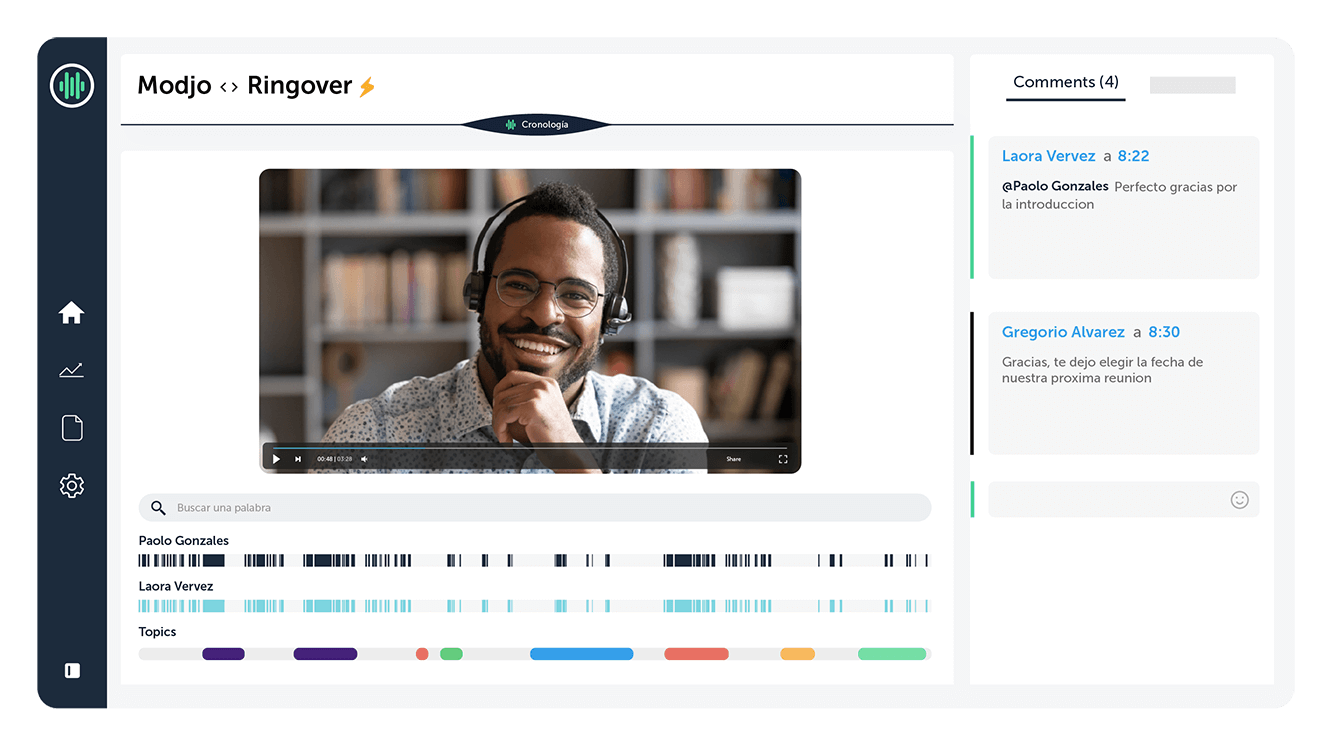 Indentifica los momentos clave de tus llamadas