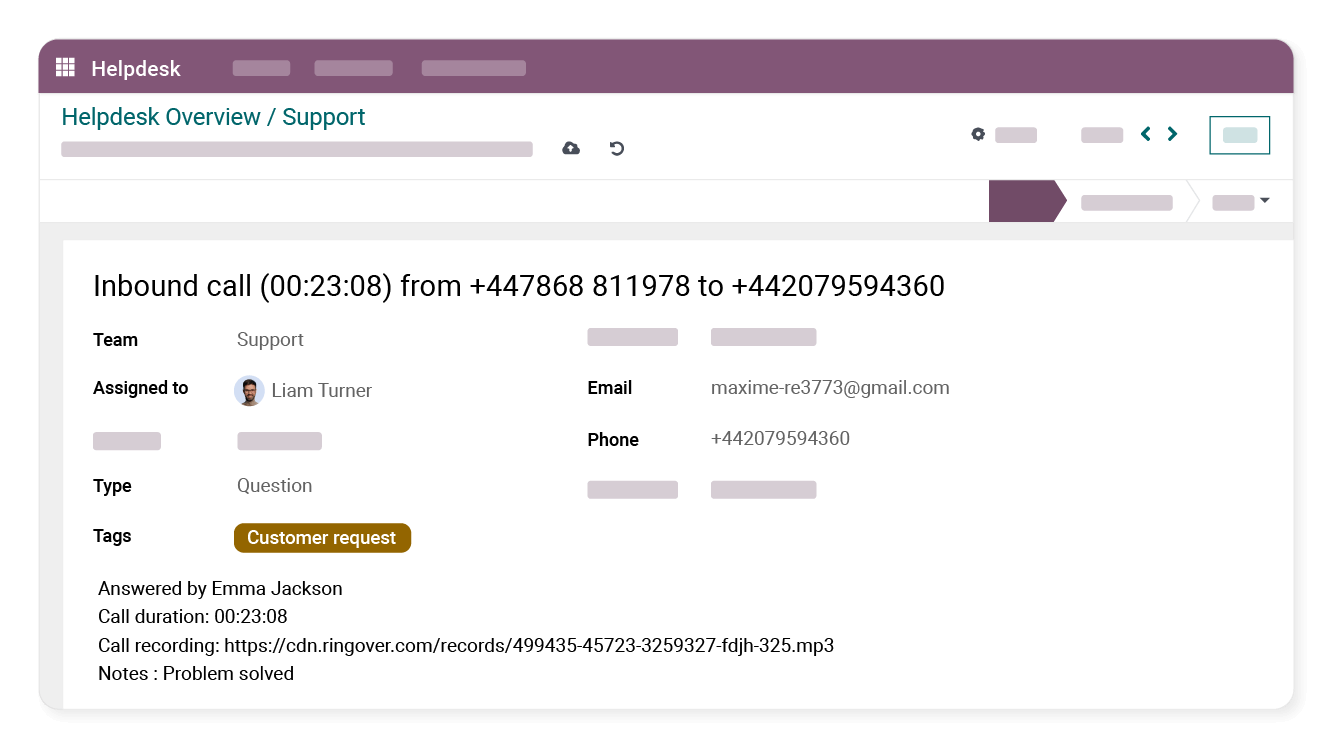 Efficiently manage customer requests