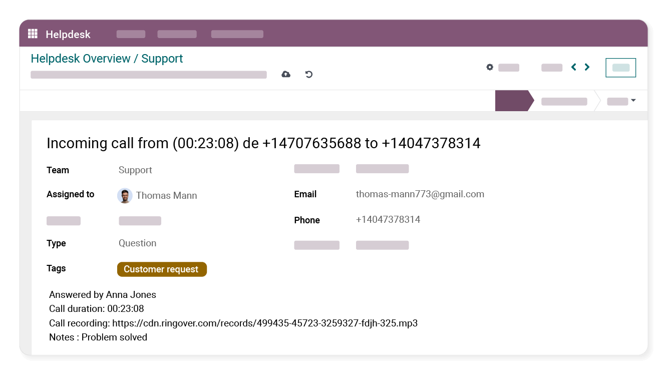 Efficiently Manage Customer Requests