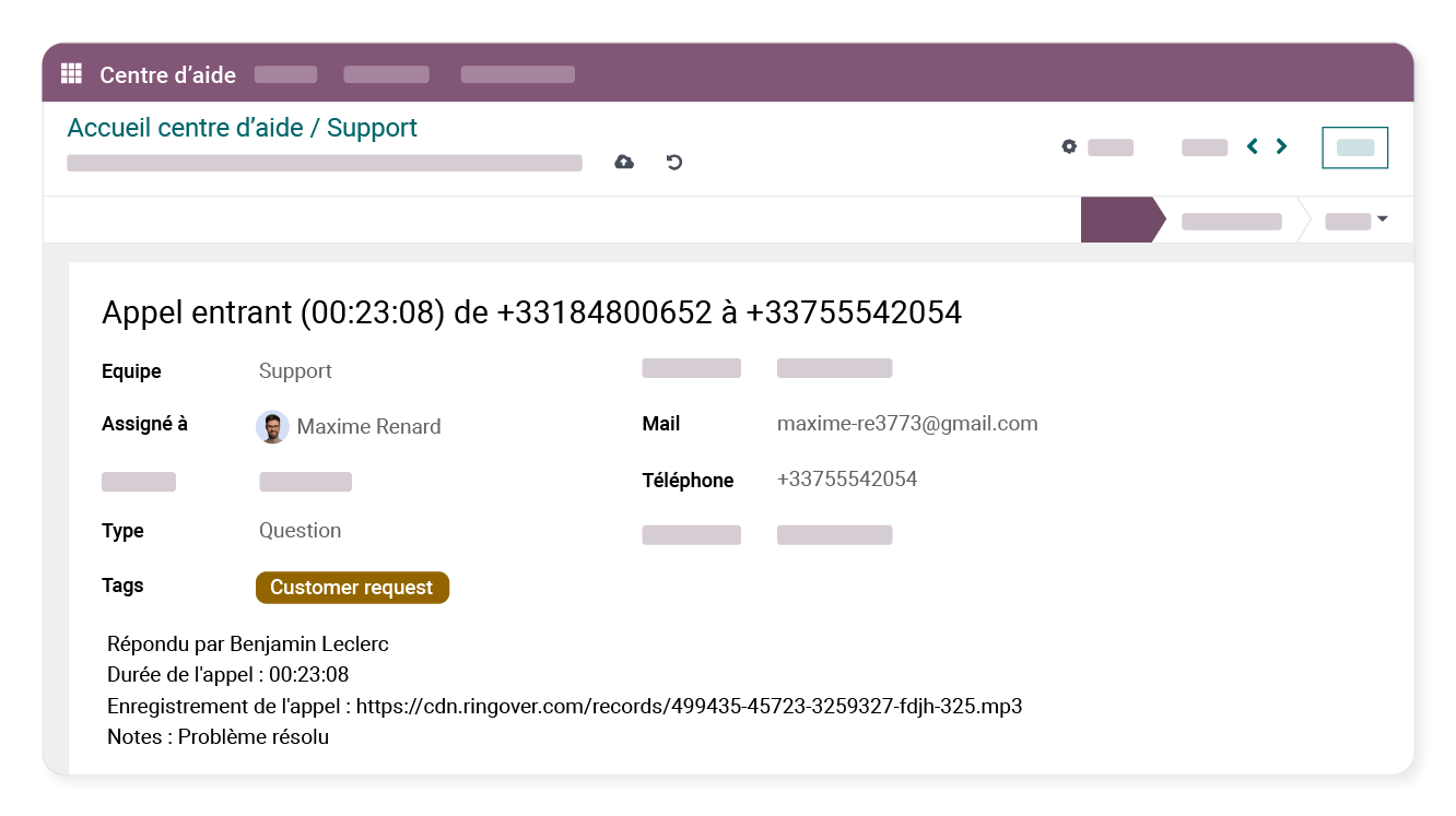 Traitez plus efficacement vos demandes clients
