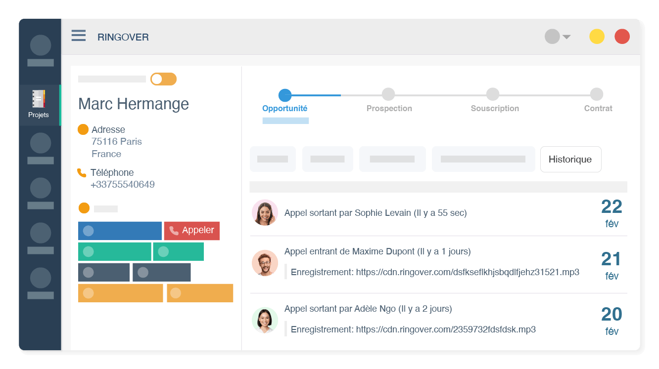 Gardez une trace de tous vos échanges