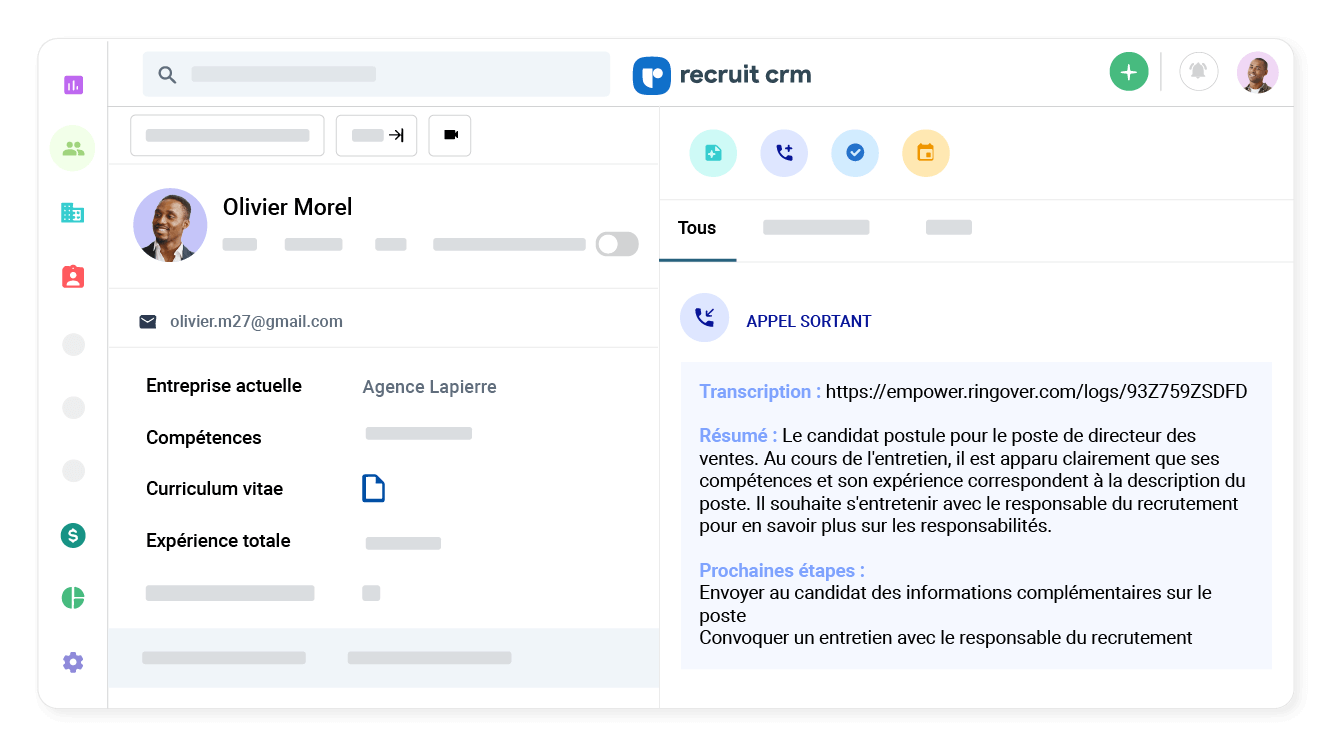 Éliminez les tâches manuelles de vos recruteurs