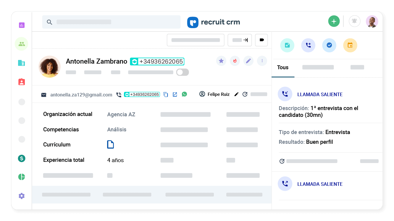 Accede al historial de todas tus interacciones