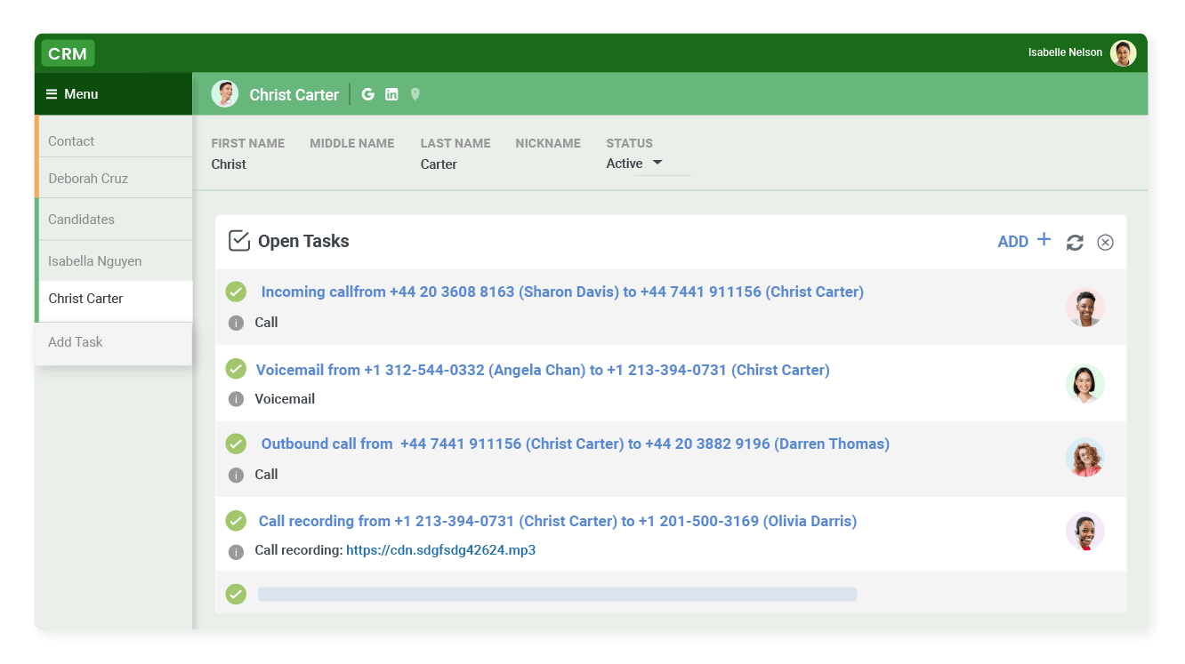 Your conversation history, all in one place!