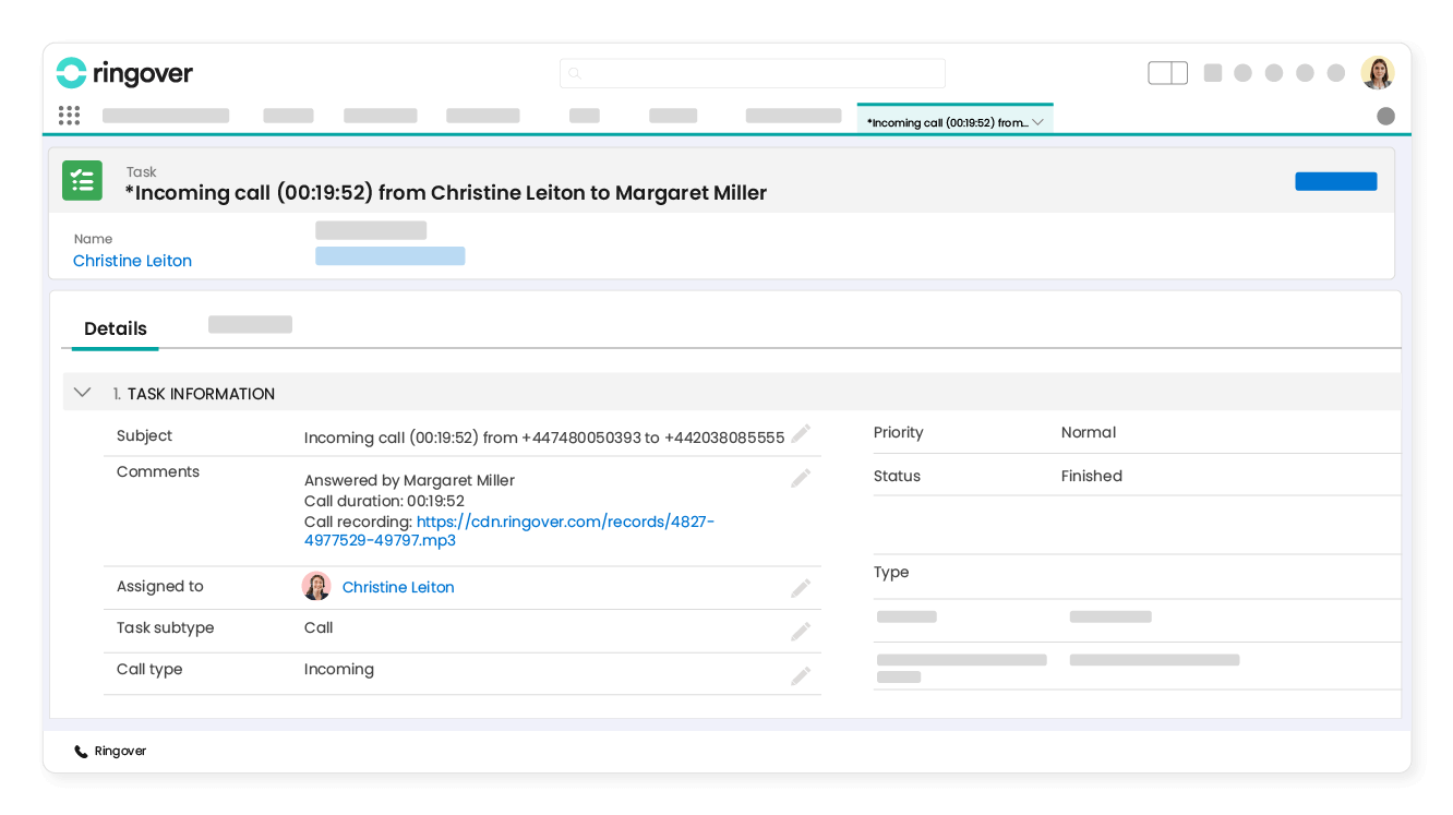 Your call history, all in one place!