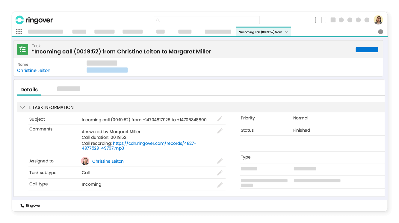 Your call history, all in one place!