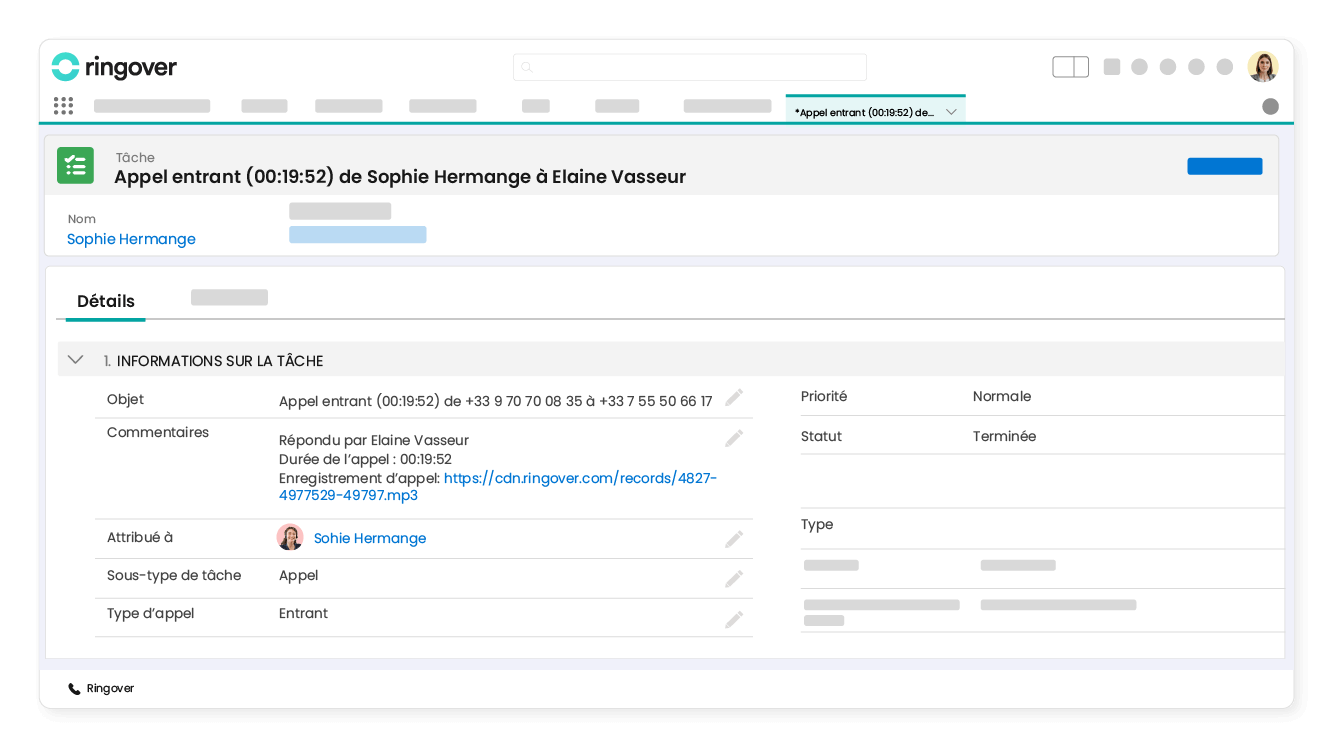 Retrouvez l’historique des échanges dans Salesforce
