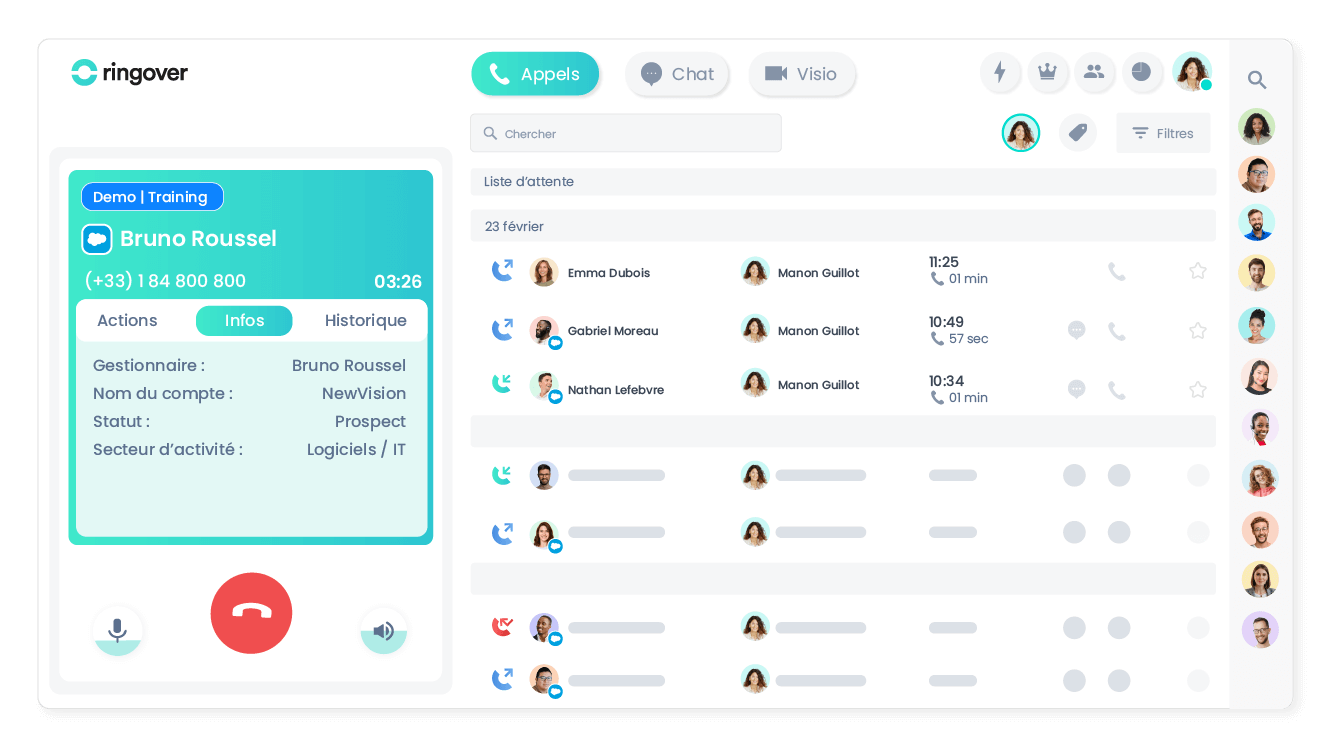 Traitez vos appels plus rapidement