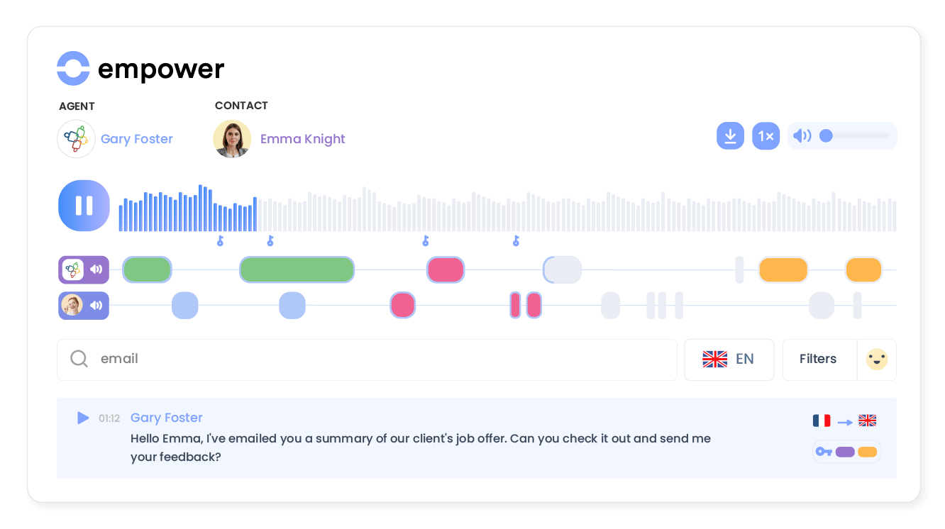 Turn conversations into valuable insights for action