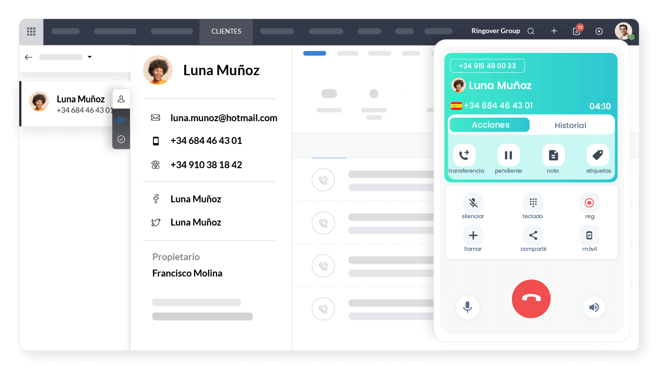 Benefíciate de la información de las fichas de cliente