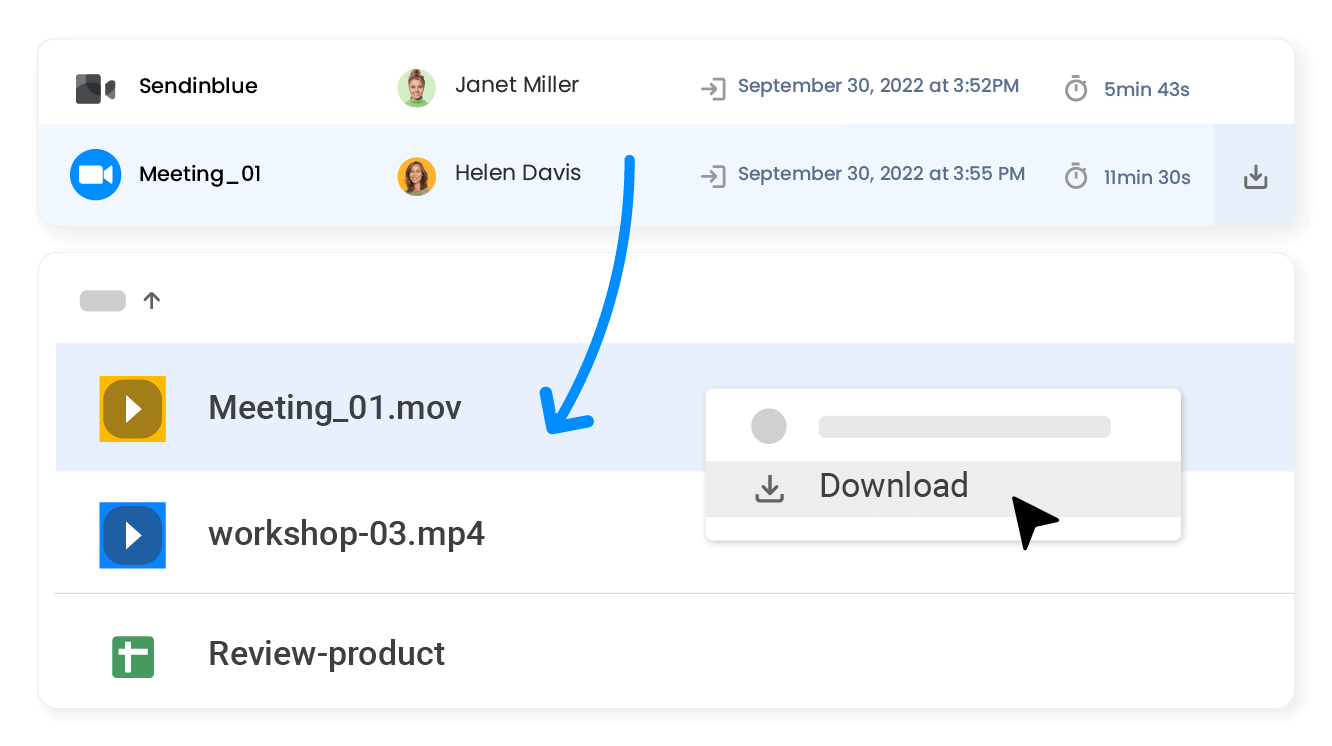 Keep a trace of your calls with recordings !