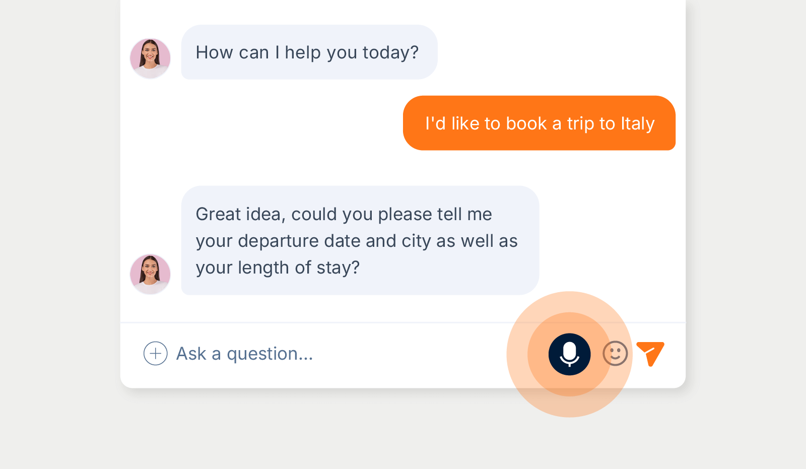 Voice input & audio playback