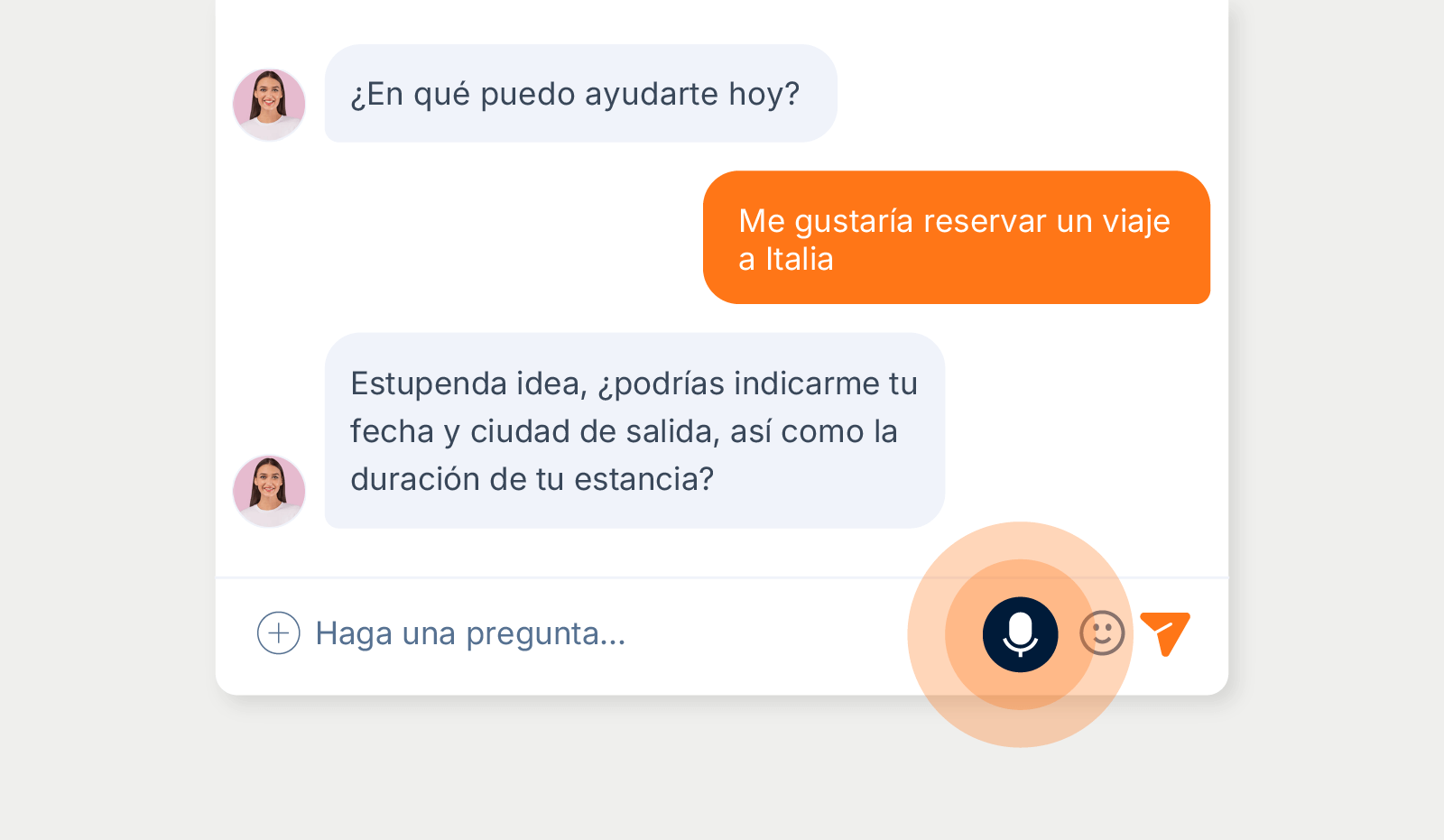 Entrada por voz y lectura en audio